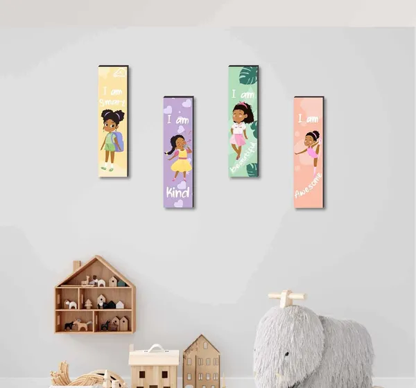 Black_Shlinco_4_Pieces_Motivational_Black_Girl_Wall_Decor,_Wall_Art_Inspirational_Quotes,_Black_Girl_Theme_Room_Wall_Decor,_Perfect_|_For_Girl_Kids_Bedroom_Playroom_Decoration