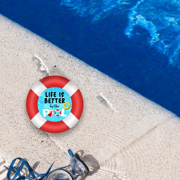 Red_Life_Is_Better_By_The_Pool_Sign_Indoor/Outdoor_Novelty_Pool_Decor_Vintage_Wall_Decoration_Backyard_Patio_Decor,_Swimming_Pool_Sign_Summer_Beach_Patio_Decor(12''X12'')