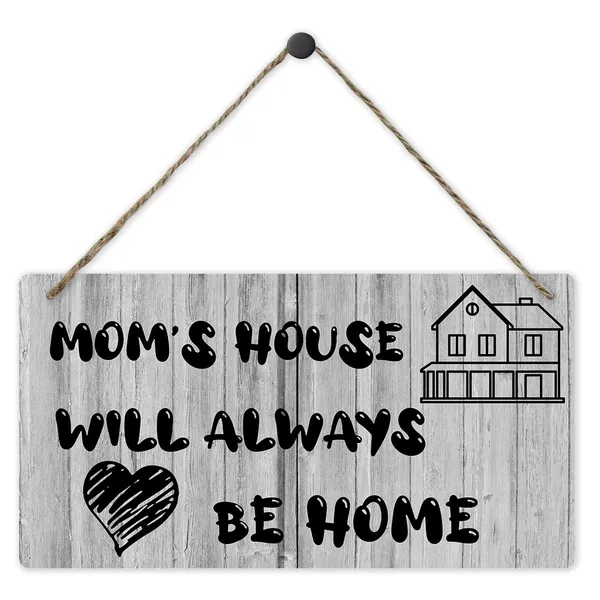 Multicolor_Mom'S_House_Will_Always_Be_Home_Sign_-_Hanging_Decorative_Wall_Sign,Birthday_Gifts_|_For_Mom,_Christmas_Gift_|_For_Mom_,_Sentimental_Gift_|_For_Mom