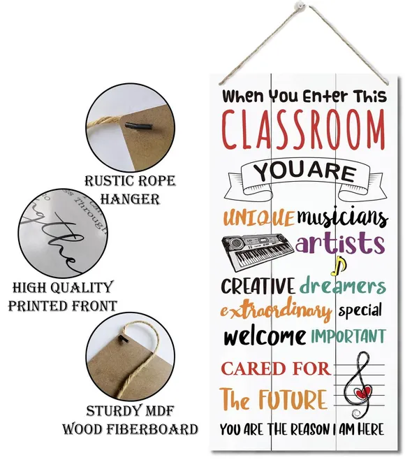 White_Classroom_Decor_Signs,_Decorative_Wood_Hanging_Wood_Plaque,_Rustic_Door_Sign,_Classroom_Wall_Decor_Art,_Music_Classroom_Decoration,_Appreciation_Gift_|_For_Music_Teacher,_When_You_Enter_This_Classroom