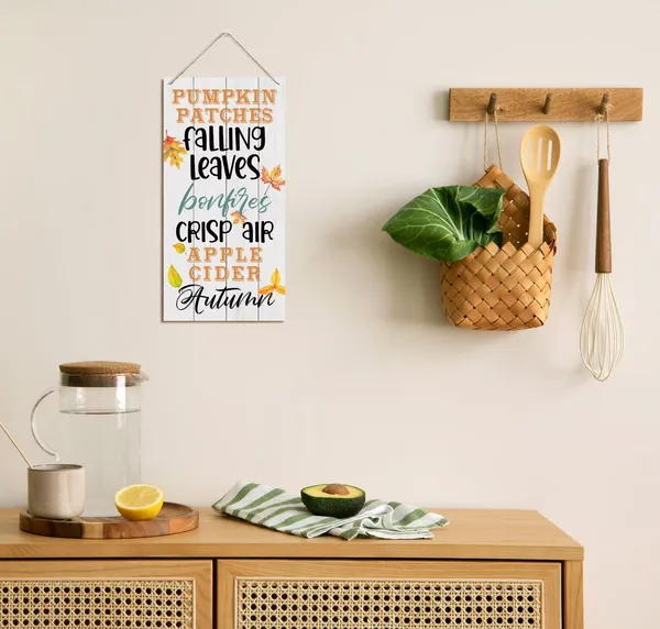 White_Fall_Decor,_Decorative_Wood_Hanging_Wood_Plaque,_Wooden_Wall_Art_Decor,_Autumn_List_Hanging_Sign_|_For_Home_Decor,_Fall_Door_Decor,_Pumpkin_Patches_Falling_Leaves_Bonfires_Crisp_Air_Apple_Cider_Autumn