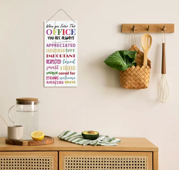 White_Office_Decor_Signs,_Inspirational_Wall_Sign,_Decorative_Wood_Hanging_Wood_Plaque,_Welcome_Sign,_Therapist_Office_Door_Hanger,_Wood_Decoration_|_For_Counselor_Office,_When_You_Enter_This_Office