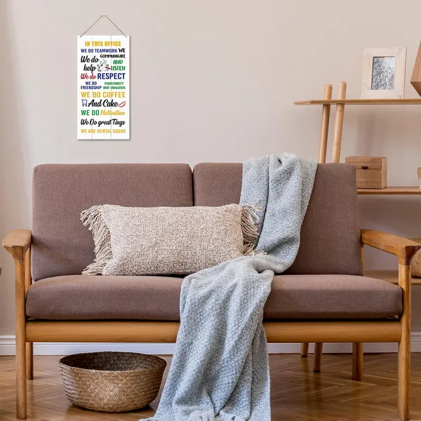 White_Qtgtir_Dentist_Gift,_Decorative_Wood_Hanging_Wood_Plaque,_Rustic_Wood_Decor,_Dental_Office_Decoration,_Inspirational_Decor_|_For_Dentist_Office,_Office_Door_Hanger,_Wall_Decor_Art,_Teamwork_Gift