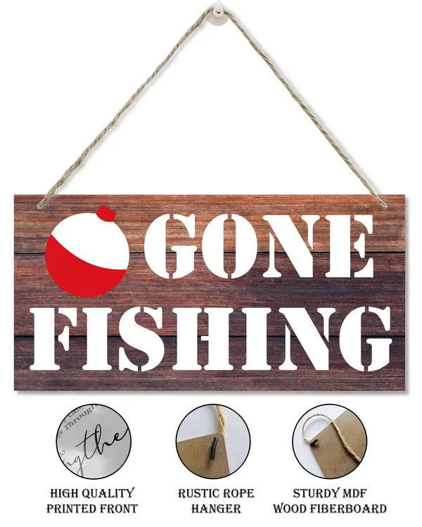 White_Fishing_Signs,_Decorative_Wood_Hanging_Wood_Plaque,_Rustic_Door_Sign,_Wall_Decor_Art,_Hanging_Wood_Sign,_Farmhouse_Decor,_Lake_House_Decor,_Fishing_Lover_Home_Decor,_Gone_Fishing_Sign