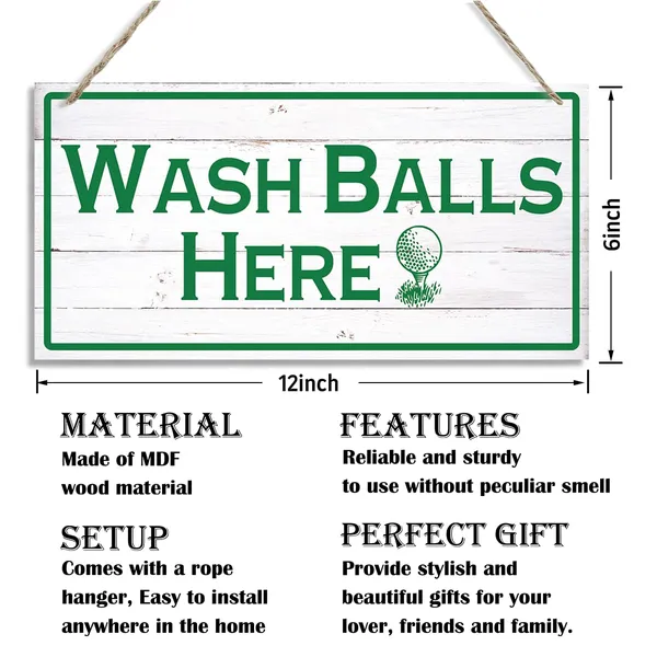 White_Warning_Signs,_Wash_Balls_Here_Sign,_Decorative_Wood_Hanging_Wood_Plaque,_Farmhouse_Hanging_Decor,_Rustic_Wall_Plaque,_Golf_Decor_Art,_Funny_Sports_Golf_Wall_Decor,_Man_Cave_Decor,_Golfer_Gift