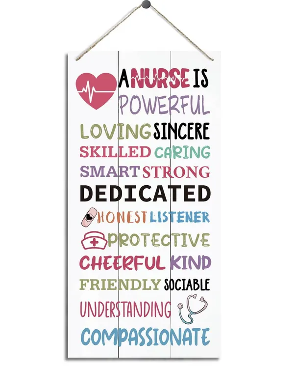 White_&_Green_Nurse_Signs,_Decorative_Wood_Hanging_Wood_Plaque,_Nurse_Office_Door_Sign,_Wall_Decor_Art,_Hanging_Wood_Sign,_Farmhouse_Decor_|_For_Nurse_Office,_Nurse_Appreciation_Gift,_Graduation_Gift_|_For_Nurse