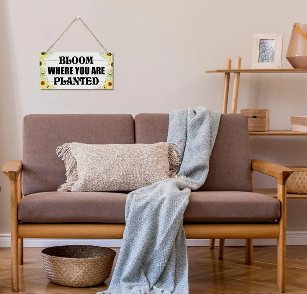 White_Inspirational_Wood_Signs,_Decorative_Wood_Hanging_Wood_Plaque,_Floral_Decor,_Wall_Decor_Art,_Garden_Hanging_Decor,_Farmhouse_Home_Decor,_Gift_|_For_Mom_Women_Gardener,_Bloom_Where_You_Are_Planted