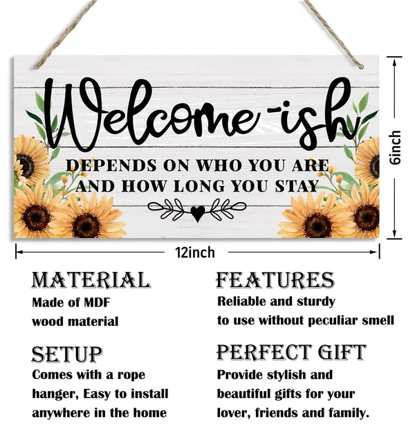 White_Welcome_Wood_Signs,_Decorative_Wood_Hanging_Wood_Plaque,_Rustic_Door_Hanger,_Wall_Decor_Art,_Funny_Welcome_Sign,_Farmhouse_Decor_|_For_Home_Front_Door,_Welcome-Ish_Depends_Who_You_Are_How_Long_You_Stay