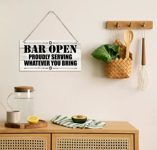 White_Bar_Decor_Signs,_Decorative_Wood_Hanging_Wood_Plaque,_Rustic_Welcome_Sign,_Door_Hanger_|_For_Bar_Opening,_Wall_Decor_Art,_Farmhouse_Bar_Cafe_Walldecor,_Bar_Open_Proudly_Serving_Whatever_You_Bring
