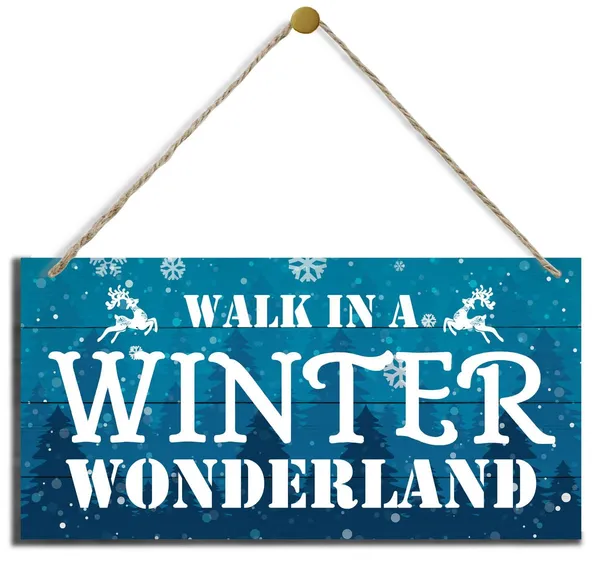 White_Winter_Decor,_Decorative_Wood_Hanging_Wood_Plaque,_Christmas_Decorations_|_For_Home,_Front_Door_Decor,_Rustic_Wooden_Holiday_Decor,_Christmas_Wall_Decor_With_Rope,_Walk_In_A_Winter_Wonderland
