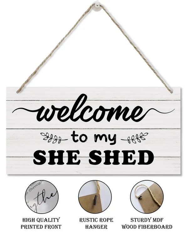 White_Welcome_Signs,_Decorative_Wood_Hanging_Wood_Plaque,_Rustic_Door_Sign,_Wall_Decor_Art,_Welcome_Door_Hanger,_Hanging_Wood_Sign,_Home_Wall_Decor_Art,_Farmhouse_Decor_|_For_Front_Door_Porch