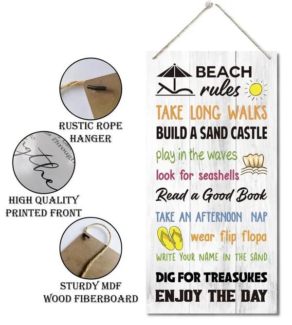 White_Beach_Signs_Decor,_Decorative_Wood_Hanging_Wood_Plaque,_Rustic_Door_Hanger,_Wooden_Beach_Wall_Hanging_Decor_Sign,_Beach_Decor_|_For_Home_Living_Room,_Coastal_Decor,_Wood_Decoration_|_For_Beach_House