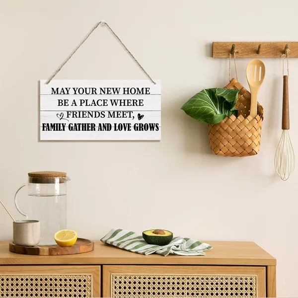White_Home_Sign,_Hanging_Printed_Wooden_Plaque_Decor,_Wall_Decor_Art,_Home_Decor_Accent,_Housewarming_Gift,_May_Your_New_Home_Be_A_Place_Where_Friends_Meet,_Family_Gather_And_Love_Grows_Sign