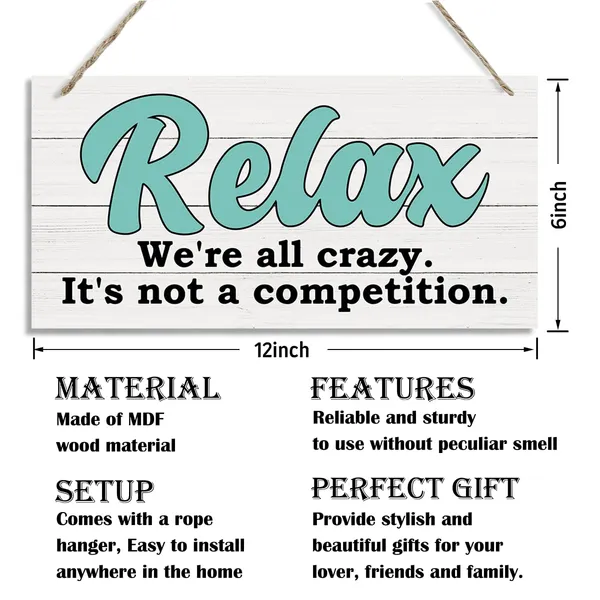 White_Relax_Sign,_Inspirational_Wood_Sign,_Hanging_Printed_Wooden_Plaque_Decor,_Farmhouse_Decor_|_For_Wall,_Funny_Decor_Sign,_Home_Decoration_|_For_Indoor_Outdoor,_Office_Wall_Art,_Rustic_Door_Sign