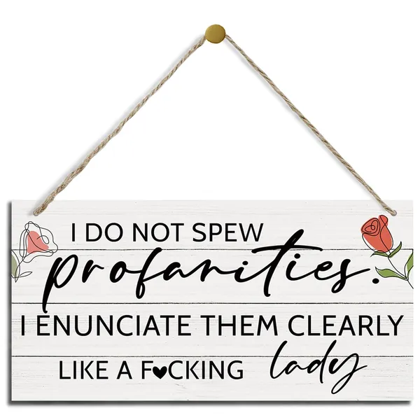 White_I_Do_Not_Spew_Profanities_Sign,_Funny_Wood_Sign,_Hanging_Printed_Wooden_Plaque_Decor,_Farmhouse_Wall_Door_Decor,_Women_Office_Decor,_Girls_Room_Decor,_Novelty_Gift_|_For_Friends_Boss_Lady