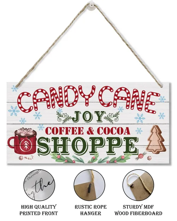 White_Christmas_Decor,_Decorative_Wood_Hanging_Wood_Plaque,_Winter_Holiday_Decor,_Rustic_Door_Hanger,_Christmas_Wall_Decor_With_Rope,_Hanging_Decor_|_For_Home_Farmhouse_Bar_Restaurants_Cafe_Pub