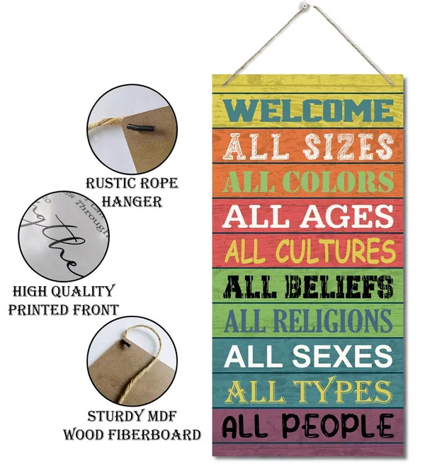 White_Welcome_Signs,_Decorative_Wood_Hanging_Wood_Plaque,_Rustic_Door_Hanger,_Wall_Decor_Art,_Home_Hanging_Decor_Sign,_Front_Door_Decor,_Hanging_Welcome_Sign_|_For_Farmhouse_Porch,_Office_Welcome_Sign