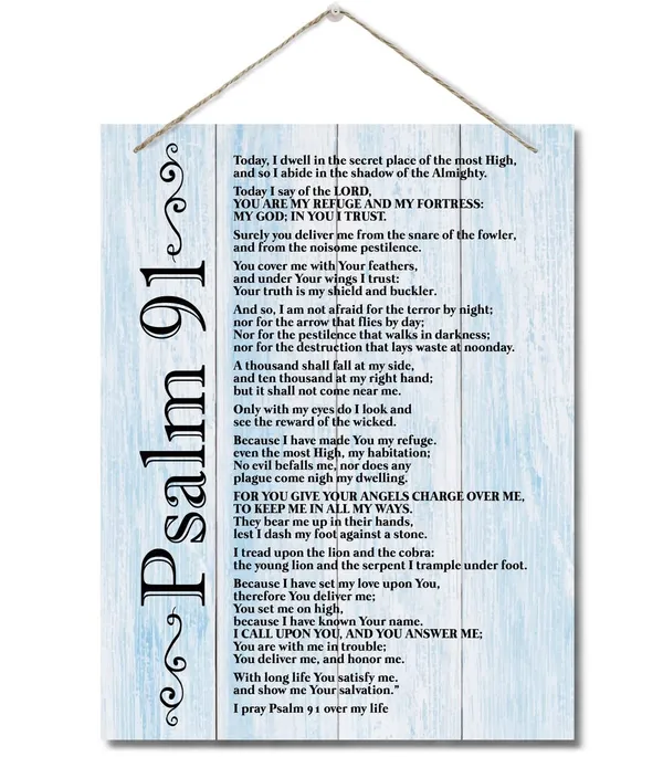 Multicolor_Inspirational_Wood_Art_Signs,_Psalms_91_Wall_Sign,_Hanging_Printed_Wall_Plaque_Wood_Signs,_Bible_Verse_Print,_Christian_Scripture_|_For_The_Home_Or_Office_Decor,_Christian_Wall_Decor_10_X_7.8_Inch