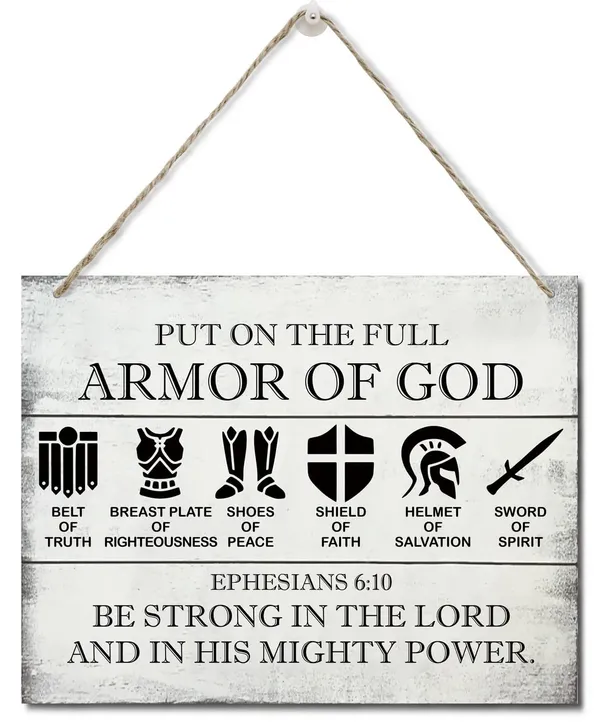 Brown_Printed_Wood_Plaque_Sign_Wall_Hanging,_Put_On_The_Full_Armor_Of_God_Quote_Scripture_Rustic_Hanging_Wall_Plaque_Wood_Signs,_Ephesians_6:10_Christian_Sign