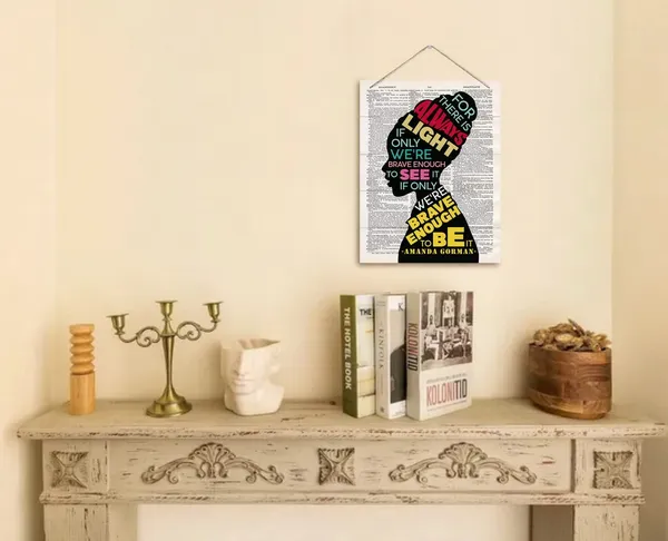 White_Amanda_Gorman_Motivational_Quote_Decor_Sign,_There_Is_Always_Light,_Hanging_Printed_Wall_Plaque_Wood_Signs,_Homedecor_Gift,_Home_Office_Decor,_Motivational_Women_Office_Wooden_Wall_Art_10X7.8Inch