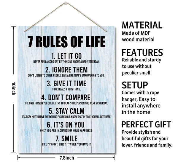 Multicolor_Inspirational_Wood_Art_Signs,_7_Rules_Of_Life_Wall_Art_Sign,_Hanging_Printed_Wall_Plaque_Wood_Signs,_Farmhouse_Decor,_Home_Decor,_Gift_|_For_Home,_School_And_Office_Decor_10_X_7.8_Inch