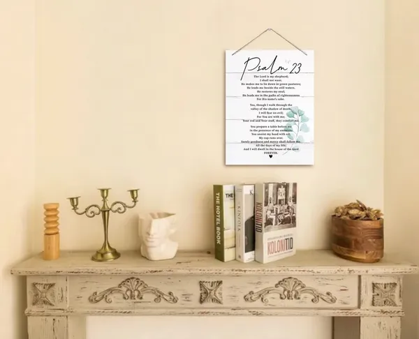 White_Psalms_23_Inspirational_Quote_Decor_Sign,_The_Lord_Is_My_Shepherd_Sign,_Scripture_Signs_|_For_Home_Or_Office_Decor,_Hanging_Printed_Wall_Plaque_Wood_Signs,_Christian_Family_Home_Decor_Saying_10X7.8Inch