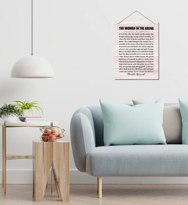 White_Inspirational_Wood_Art_Signs,_Theodore_Roosevelt-_The_Woman_In_The_Arena_Motivational_Wall_Art_Sign,_Hanging_Printed_Wall_Plaque_Wood_Signs,_Gift_|_For_Home_Office_Women_Teens_Entrepreneur_10X_7.8_Inch