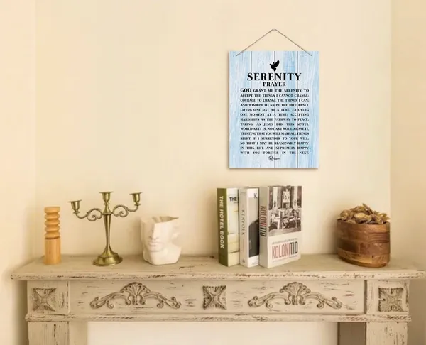 White_Inspirational_Wood_Art_Signs,_Serenity_Prayer-_God_Grant_Me_The_Serenity_To_Accept_The_Things_I_Cannot_Change,_Bible_Verse_Print,_Hanging_Printed_Wall_Plaque_Wood_Signs,_Christian_Gift_10_X_7.8_Inch