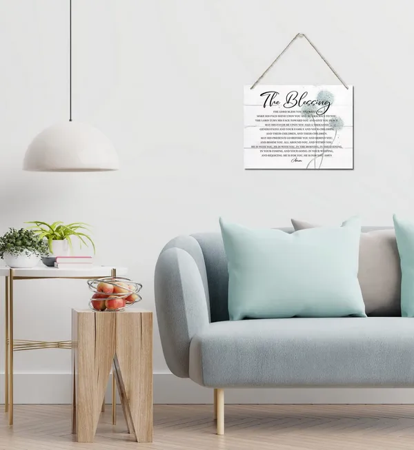 White_The_Blessing_Inspirational_Quote_Decor_Sign,_Song_Lyrics_Kari_Jobe,_Elevation_Worship_Lyrics_Wall_Sign,_Numbers_6:24-26,_Hanging_Printed_Wall_Plaque_Wood_Signs,_Home_Decor,_Christian_Decor_10X7.8Inch
