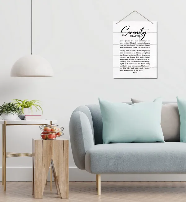 White_The_Serenity_Prayer_Inspirational_Decor_Sign,_God_Grant_Me_The_Serenity_To_Accept_The_Things_I_Cannot_Change,_Hanging_Printed_Wall_Plaque_Wood_Signs,_Christian_Family_Religious_Home_Decor_10X7.8Inch