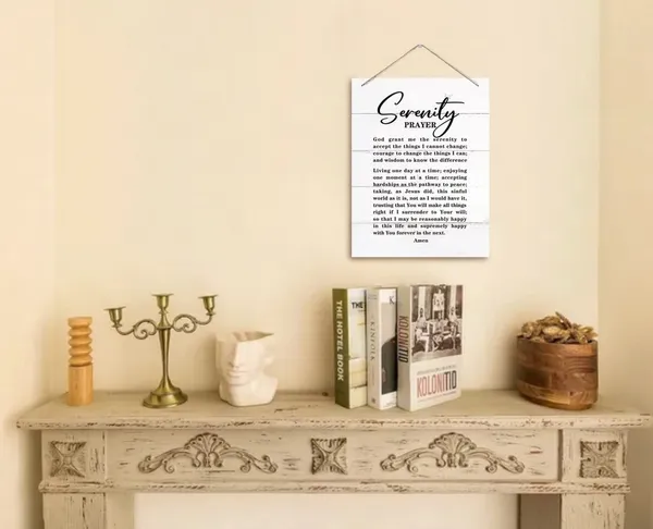 White_The_Serenity_Prayer_Inspirational_Decor_Sign,_God_Grant_Me_The_Serenity_To_Accept_The_Things_I_Cannot_Change,_Hanging_Printed_Wall_Plaque_Wood_Signs,_Christian_Family_Religious_Home_Decor_10X7.8Inch