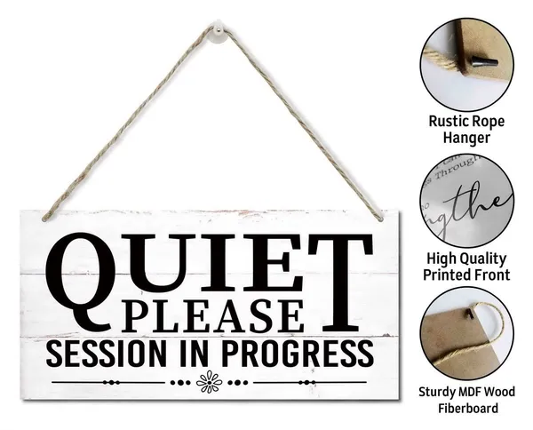 White_Hanging_Please_Do_Not_Disturb_Wood_Signs,_Session_In_Progress_Sign,_Hanging_Printed_Wall_Plaque_Wood_Signs,_Hanging_Door_Wood_Sign_Decor,_Door_Sign_|_For_Home,_Office,_Salon,_Or_Commerical_12X6_Inch