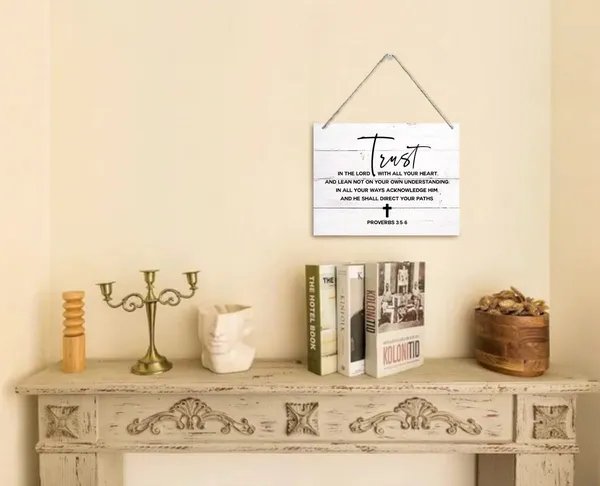 White_Bible_Verse_Printed_Wood_Plaque_Sign_Wall_Hanging,_Home_Wall_Decor_Trust_In_The_Lord_With_All_Your_Heart_Scripture_Rustic_Hanging_Wall_Plaque_Wood_Signs,_Proverbs_3:5-6_Christian_Sign