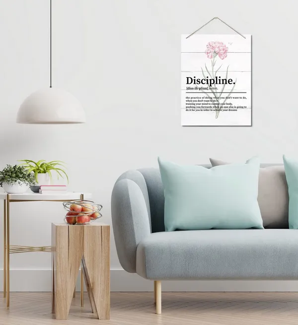 White_Discipline_Decor_Sign,_Discipline_Definition_Inspirational_Quote,_Hanging_Printed_Wall_Plaque_Wood_Signs,_Office_Wooden_Wall_Art_Inspirational,_Motivational_Office_Print,_Home_Office_Decor_10X7.8Inch