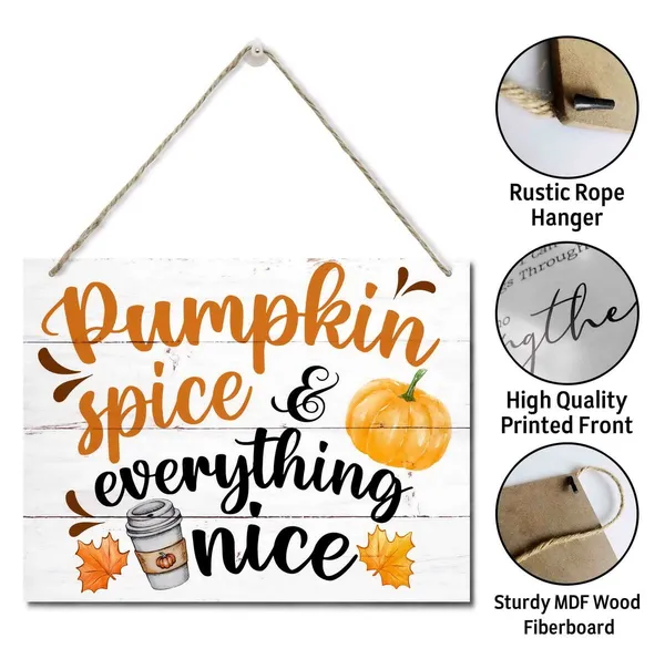 White_Pumpkin_Spice_And_Everything_Nice_Wooden_Wall_Art_Signs,_Hanging_Printed_Wall_Plaque_Wood_Signs,_Fall_Wood_Sign,_Autumn_Pumpkin_Plaque_Sign,_Rustic_Farmhouse_Decor_Gift,_Thanksgiving_Gift_10_X_7.8_In