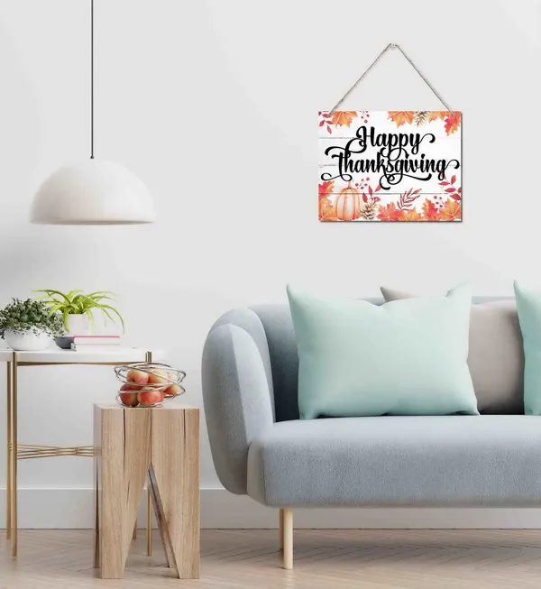 White_Happy_Thanksgiving_Wooden_Wall_Art_Signs,_Hanging_Printed_Wall_Plaque_Wood_Signs,_Fall_Wood_Sign,_Autumn_Leaves_Pumpkin_Plaque_Sign,_Home_Decor_Gift,_Thanksgiving_Gift_Sign_10_X_7.8_In