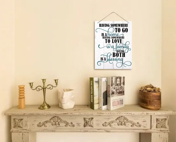 White_Printed_Wood_Plaque_Sign_Wall_Hanging,_Home_Wall_Decor_Having_Somewhere_To_Go_Rustic_Hanging_Wall_Plaque_Wood_Signs,_Housewarming_Gifts,_Blessed_Family_Sign