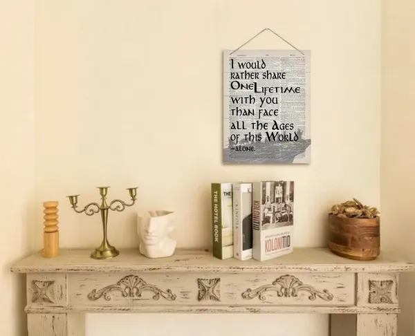 White_Arwen_Inspirational_Quote_Decor_Sign,_I_Would_Rather_Share_One_Lifetime,_Hanging_Printed_Wall_Plaque_Wood_Signs,_Homedecor_Gift,_Home_Office_Decor,_Motivational_Gift_|_For_Fans_10X7.8Inch