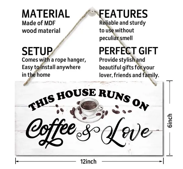 White_Hanging_Coffee_Signs,_This_House_Runs_On_Love_And_Coffee_Wood_Decor_Sign,_Printed_Wood_Sign,_Hanging_Coffee_Bar_Sign,_Office_Home_Wall_Table_Decor,_Rustic_Farmhouse_Kitchen_Decor_Sign_12X6_Inch