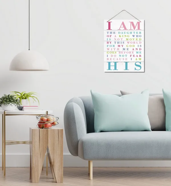 White_Religious_Inspirational_Quote_Bible_Verse_Wall_Art_Decor_Sign,_Hanging_Printed_Wall_Plaque_Wood_Signs,_Christian_Scripture_Print_Decor_|_For_Girls_Room,_Bedroom,_Gifts_|_For_Daughter_Women_10X7.8Inch