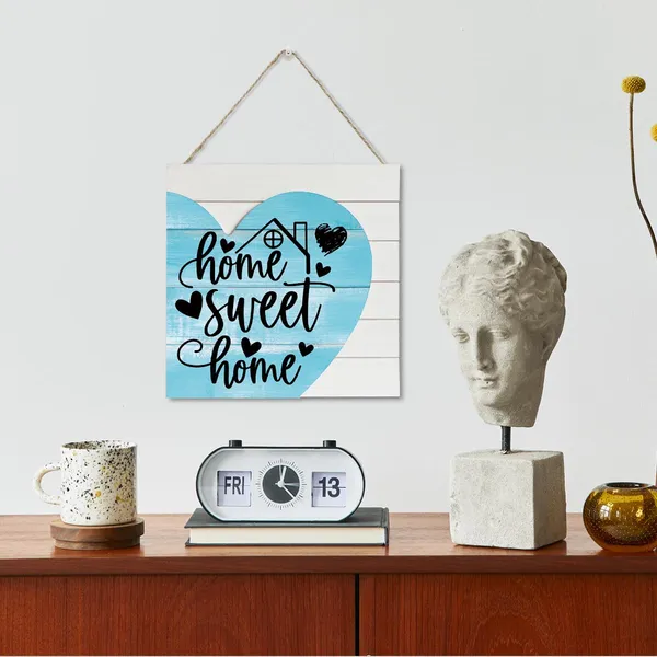 White_Heart_Sign_|_For_Wall,_Home_Sweet_Home_Sign,_Wooden_Plaque_Heart_Sign_9.8_X_9.8_Inches,_Gate_Door_Hanger_Indoor_Outdoor,_Heart_Shape_Decor,_Welcome_Home_Decor_|_For_Front_Door,_Housewarming_Decor