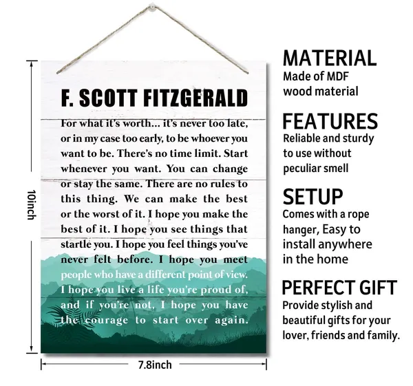 White_Inspirational_Wood_Art_Signs,_F._Scott_Fitzgerald_Wall_Sign,_Hanging_Printed_Wall_Plaque_Wood_Signs,_Home_Decor,_Motivational_Wood_Signs,_Gift_|_For_Men_And_Women_Home_School_&_Office_10_X_7.8_Inch
