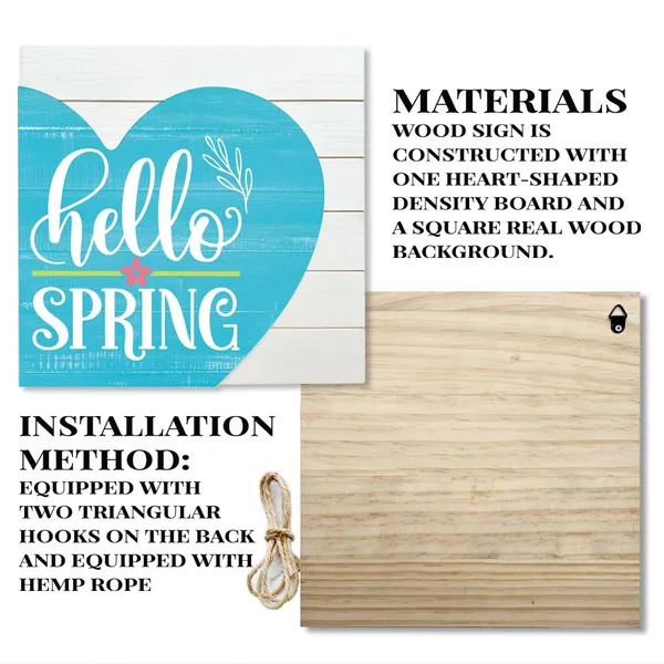 White_Heart_Sign_|_For_Wall,_Hello_Spring_Sign,_Wooden_Plaque_Heart_Sign_9.8_X_9.8_Inches,_Heart_Shape_Spring_Door_Hanger,_Spring_Wall_Decor_|_For_Front_Door_Porch,_Spring_Decor_Sign,_Farmhouse_Home_Decor