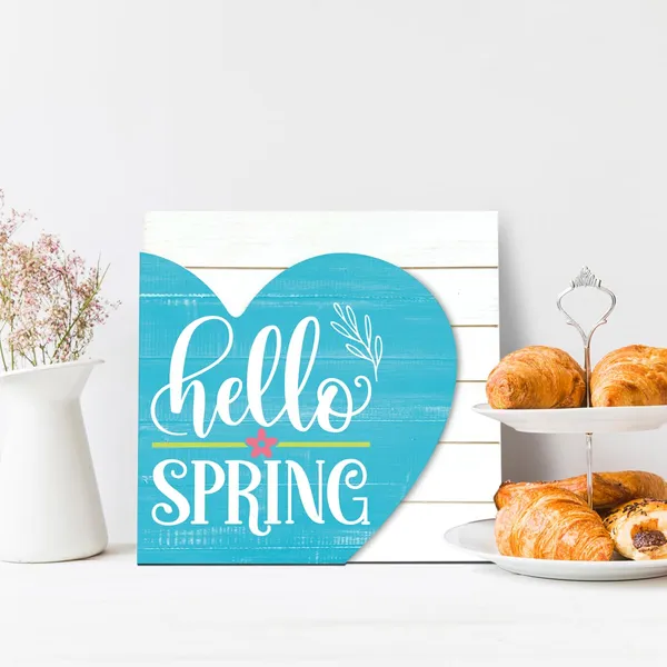 White_Heart_Sign_|_For_Wall,_Hello_Spring_Sign,_Wooden_Plaque_Heart_Sign_9.8_X_9.8_Inches,_Heart_Shape_Spring_Door_Hanger,_Spring_Wall_Decor_|_For_Front_Door_Porch,_Spring_Decor_Sign,_Farmhouse_Home_Decor