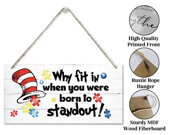 White_Why_Fit_In_When_You_Were_Born_To_Stand_Out_Decor_Sign,_Hanging_Wood_Sign_Home_Decorative,_Printed_Wood_Wall_Art_Sign,_Colorful_Wall_Decor,_Autism_Classroom_Decoration,_Motivational_Gift_12_*_6Inch