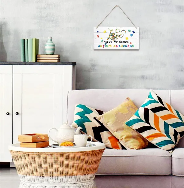 White_Autism_Awareness_Sign,_Love_Needs_No_Words,_Hanging_Wood_Sign_Home_Decorative,_Printed_Wood_Wall_Art_Sign,_Autism_Family_Home_Decor_Sign,_Autism_Sign,_Autism_Art_Wall_Decor_Classroom_12_*_6Inch