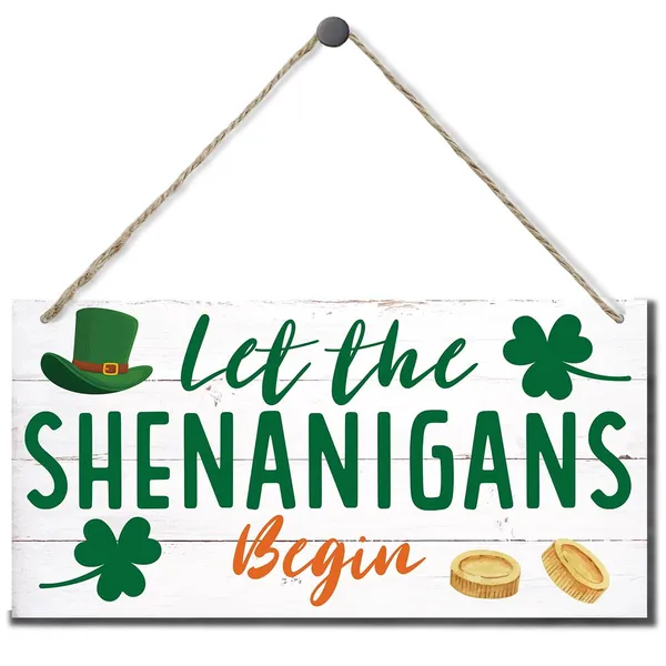 White_St._Patrick'S_Day_Wood_Sign,_Hanging_Wood_Sign_Home_Decorative,_Rustic_St_Patrick'S_Day_Decor,_St_Patrick'S_Day_Welcome_Door_Sign,_Printed_Wood_Wall_Art_Sign,_Home_Decor_|_For_St_Patrick'S_Day