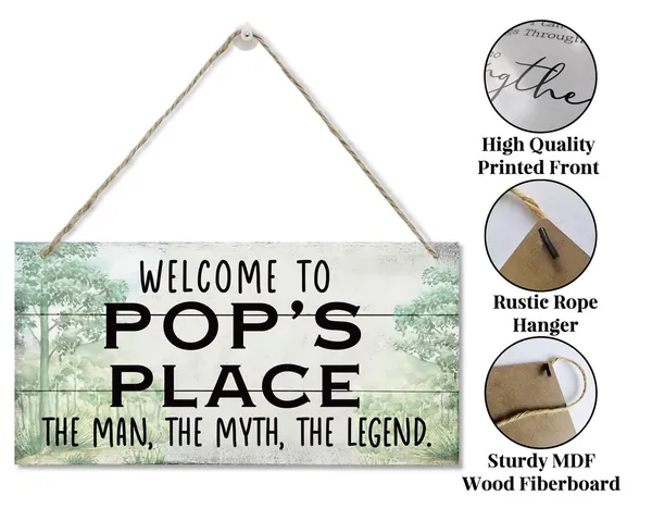 White_Vintage_Style_Sign,_Welcome_To_Pop'S_Place_The_Man,_The_Myth,_The_Legend._Hanging_Wood_Sign_Home_Decorative,_Printed_Wood_Wall_Art_Sign,_Fathers_Day_Gift_|_For_Grandpa_12X6_Inch