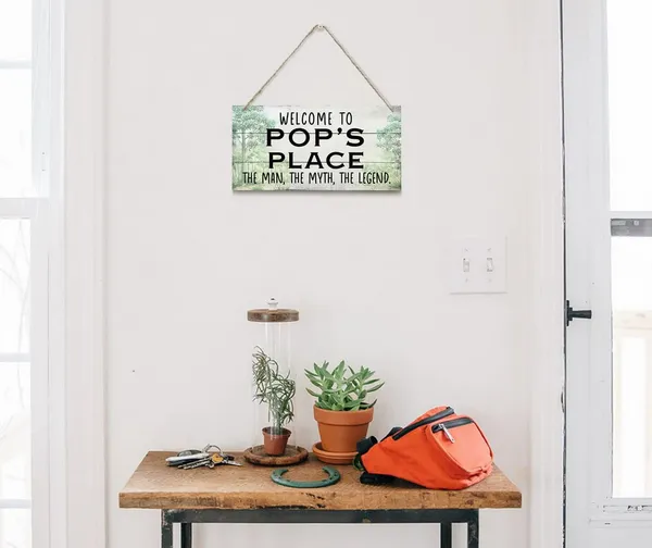 White_Vintage_Style_Sign,_Welcome_To_Pop'S_Place_The_Man,_The_Myth,_The_Legend._Hanging_Wood_Sign_Home_Decorative,_Printed_Wood_Wall_Art_Sign,_Fathers_Day_Gift_|_For_Grandpa_12X6_Inch
