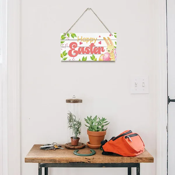 White_Easter_Wood_Sign,_Hanging_Wood_Sign_Home_Decorative,_Bunny_Ears_Easter_Decor,_Rustic_Door_Sign,_Happy_Easter_Wall_Decor_Art,_Farmhouse_Decor_|_For_Front_Door,_Welcome_Decor_|_For_Easter_Home_Party
